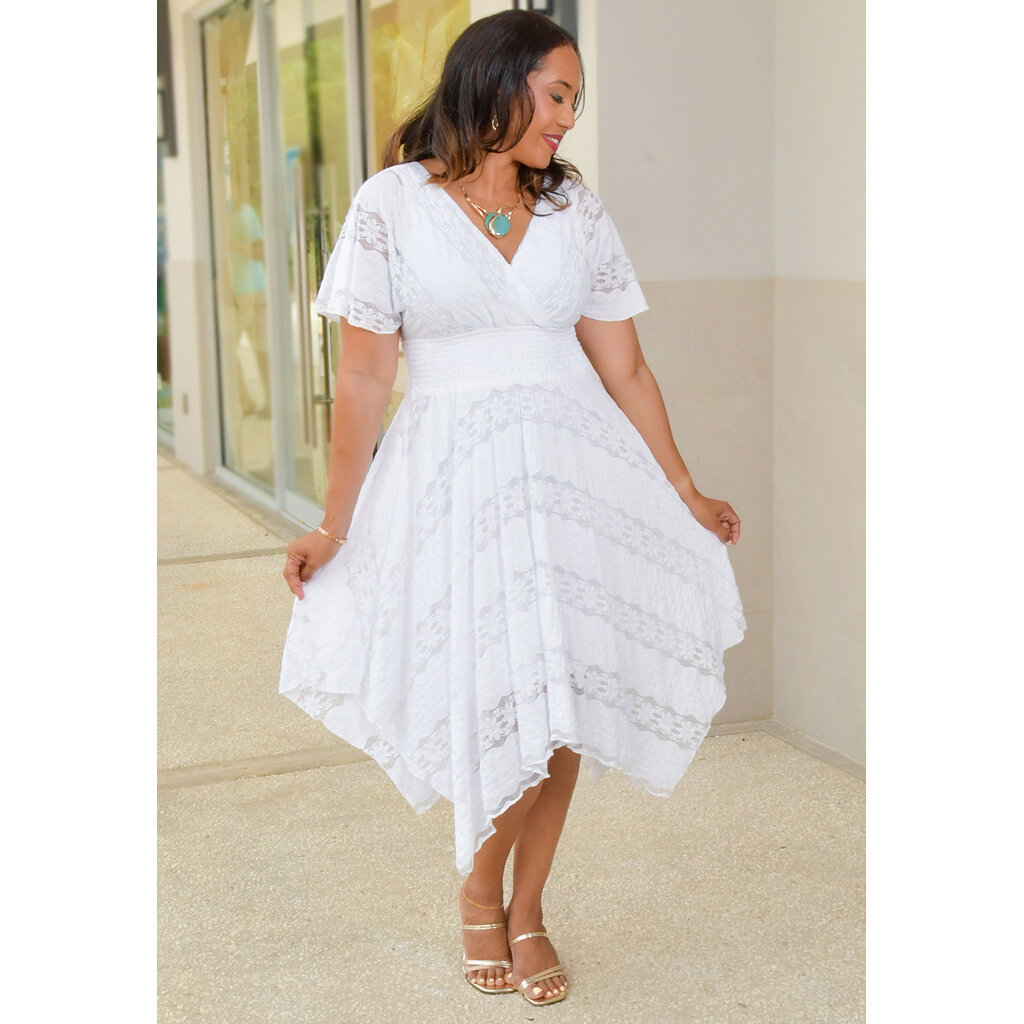 LUZ- Elastic Waist Dress with Points