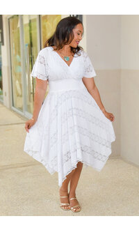 LUZ- Elastic Waist Dress with Points