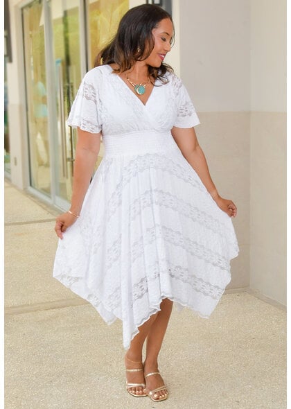 LUZ- Elastic Waist Dress with Points