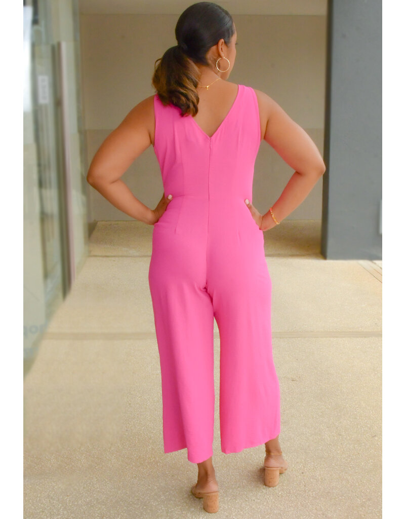 MSK ROHIA- Solid 3/4 Jumper with Pockets