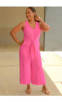 MSK ROHIA- Solid 3/4 Jumper with Pockets