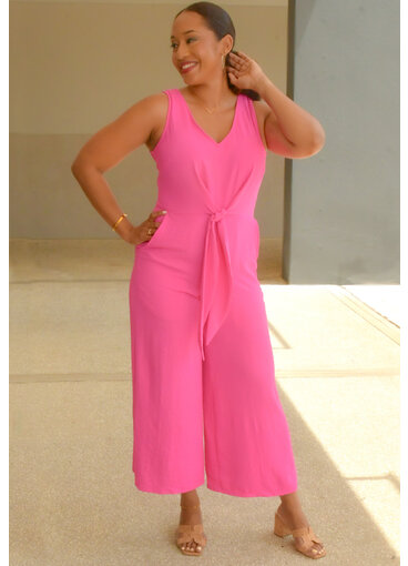 MSK ROHIA- Solid 3/4 Jumper with Pockets