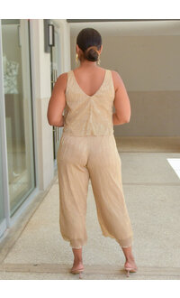 Tash + Sophie YLA- V-Neck Pop Over Jumper