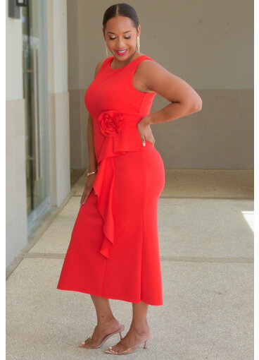 JM Studio UKAS- Solid Armhole with Rose & Frill