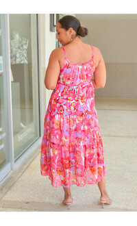 Signature KOTTY- Floral Dress with Plaited Straps