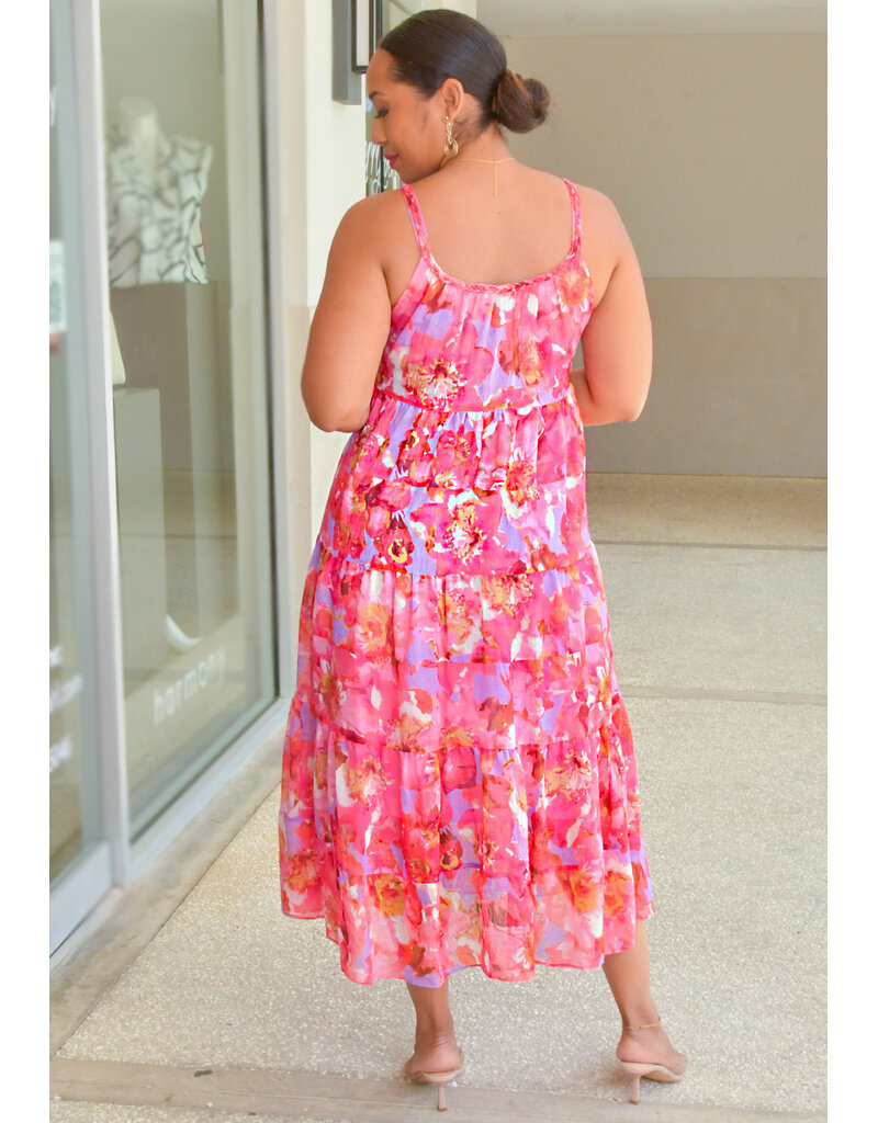 Signature KOTTY- Floral Dress with Plaited Straps