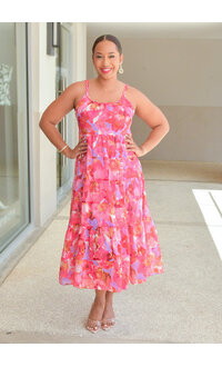 Signature KOTTY- Floral Dress with Plaited Straps