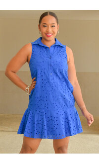 Signature KIERAN- Armhole Dress with Eyelets