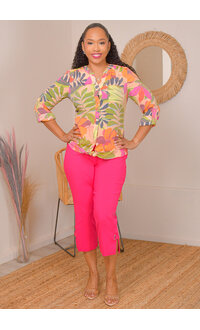 ZAC & RACHEL VARESH- Floral Button Down Top