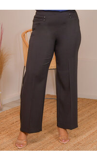 ZAC & RACHEL ZEMA- Pull On Pant with Buttons & Pockets