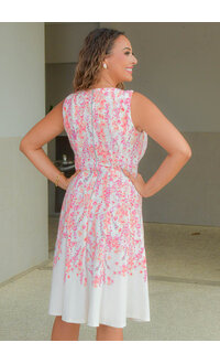 Julia Jordan ROOLA- Armhole Floral Dress with Flare