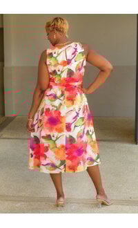 FLOE- Floral Armhole Dress with Band