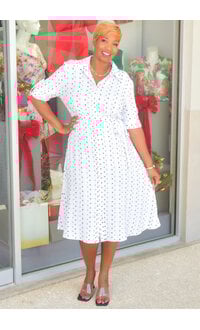 KIMIL- Button Down Dress with Collar