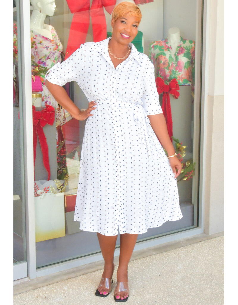 KIMIL- Button Down Dress with Collar