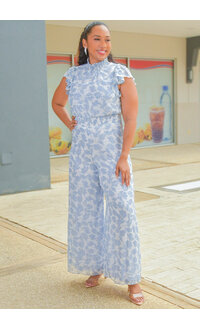 MSK FISAMI- Printed Jumper with Elastic Neck