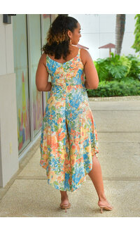 MSK KELLMAN- Foil Print 3/4 Jumper with Tie