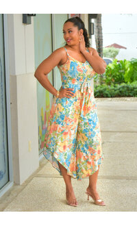 MSK KELLMAN- Foil Print 3/4 Jumper with Tie