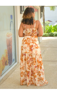 BORAL KEONIP- Printed Two Piece Skirt Suit