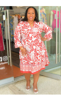 MLLE Gabrielle KEATING- Plus Size 3/4 Sleeve with Split Neck