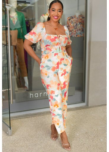 Second Generation KASEAN-Printed Jumper with Puff Sleeves