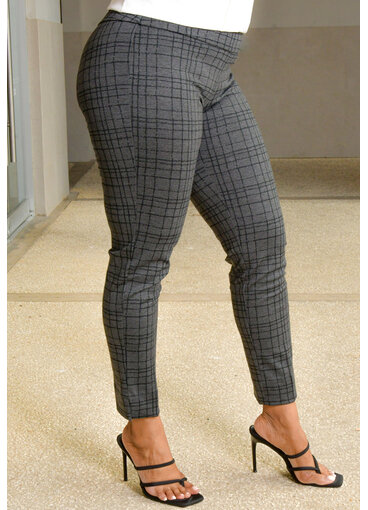 ZAC & RACHEL ZELLY- Checkered Pull On Pants