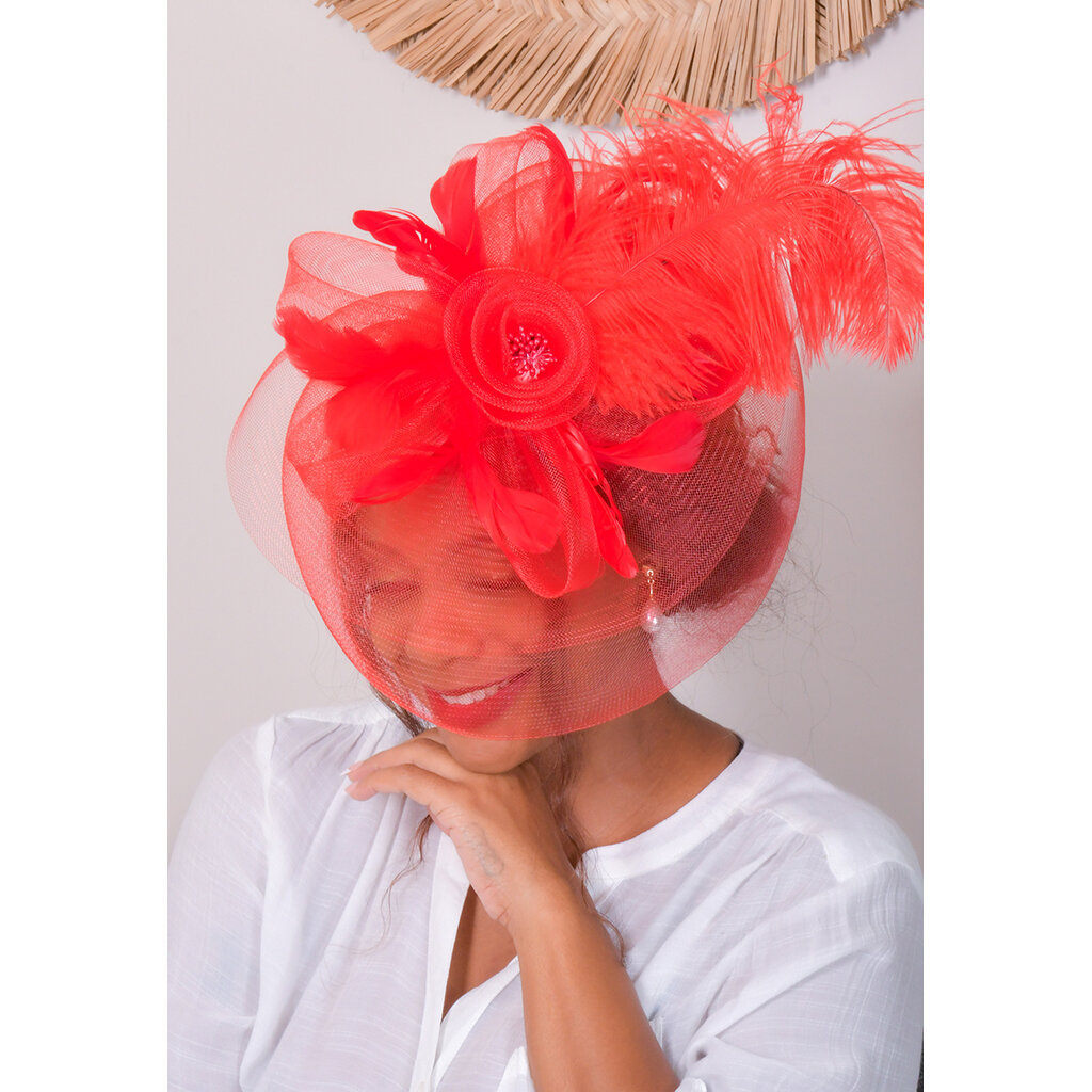Gatsby Style Feather Fascinator