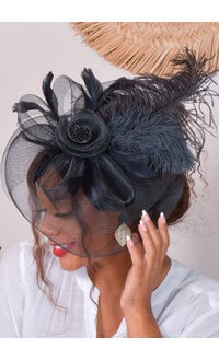 Gatsby Style Feather Fascinator