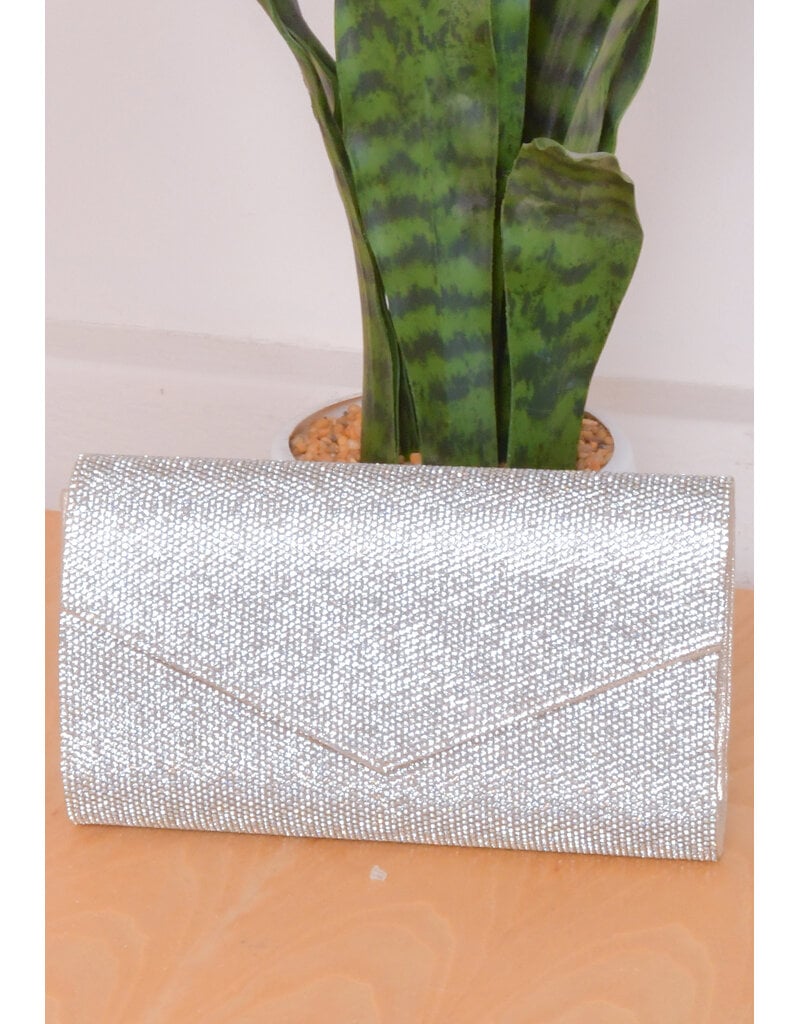 Ur Eternity Rhinestone Envelope Clutch Bag