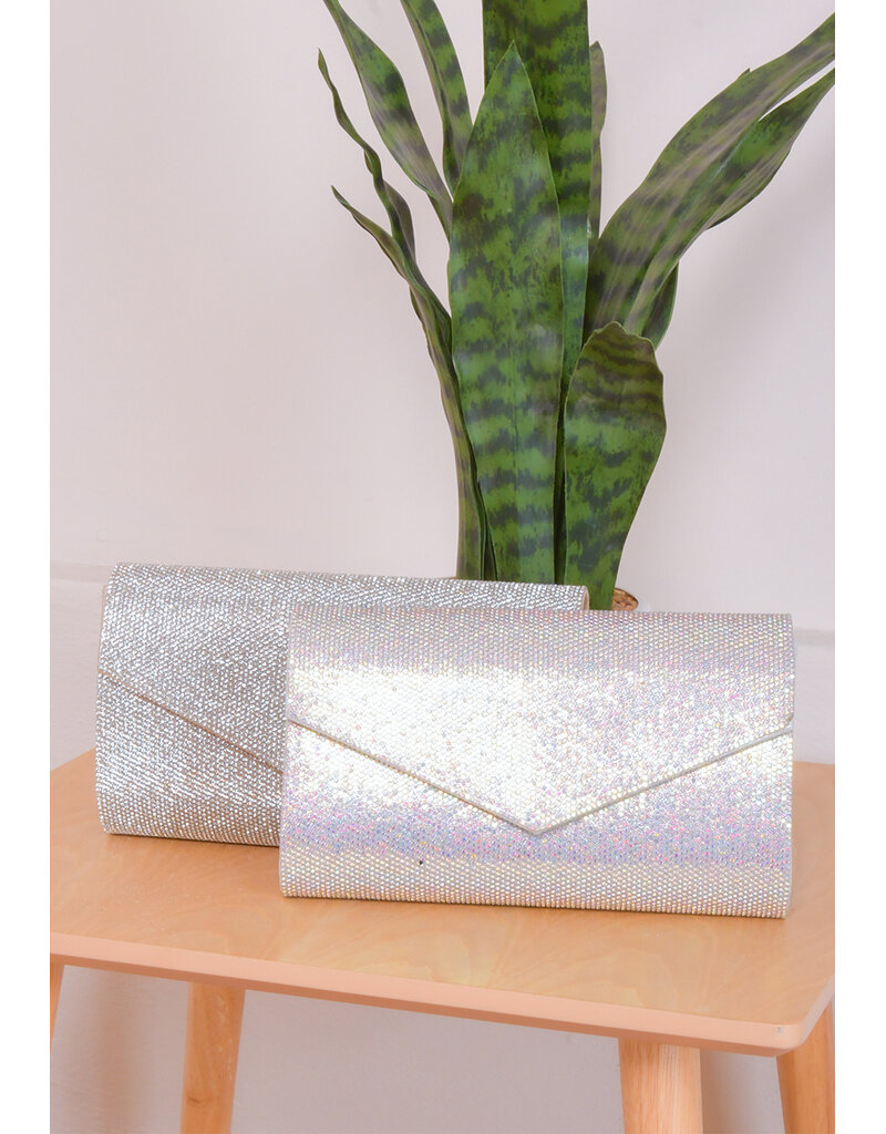 Ur Eternity Rhinestone Envelope Clutch Bag