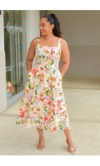 Julia Jordan NEVIA- Long Floral Small Strap Dress