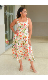Julia Jordan NEVIA- Long Floral Small Strap Dress