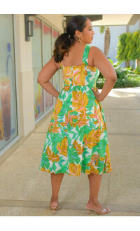 MAGGY  LONDON KABIE- Floral Print Thin Strap Dress