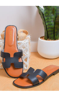 PENNE Hermes Look Slippers