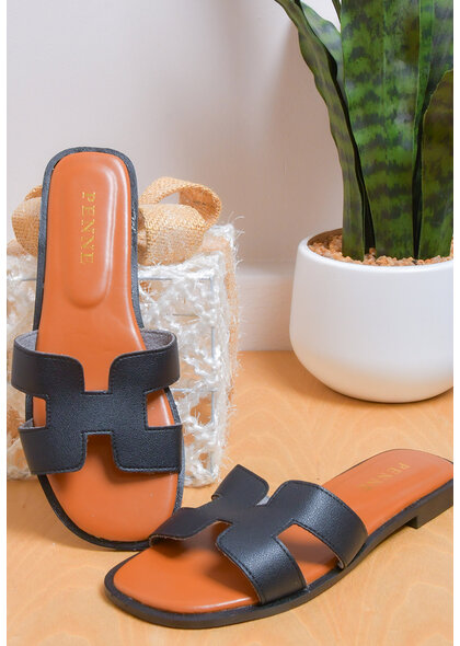 PENNE Hermes Look Slippers