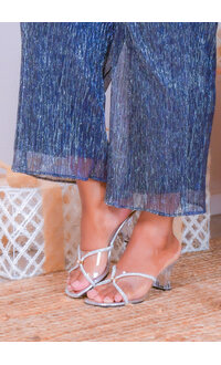 PENNE Transparent Slip-Ons with Clear Heel