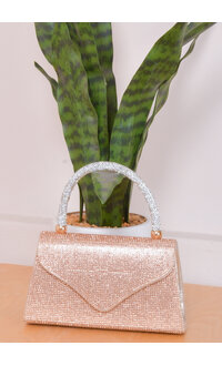 GETS All Rhinestone Bag with Handle