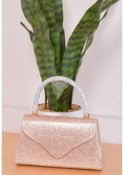 GETS All Rhinestone Bag with Handle