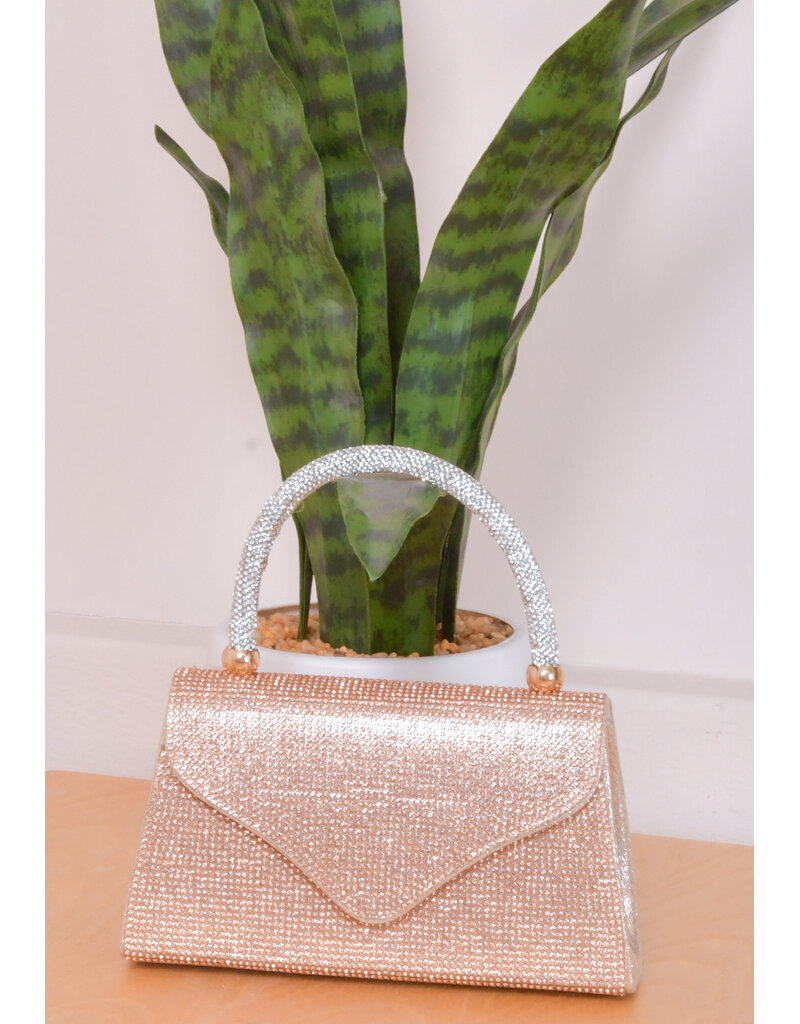 GETS All Rhinestone Bag with Handle