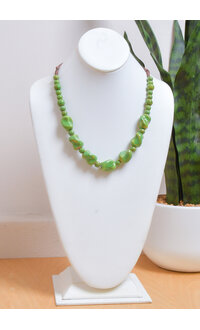 AJ Fashions Adjustable Cord Beaded Necklace Set