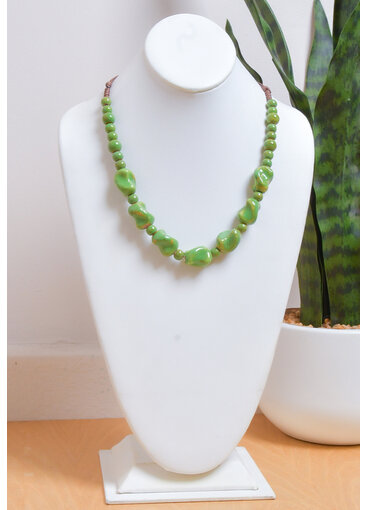 AJ Fashions Adjustable Cord Beaded Necklace Set