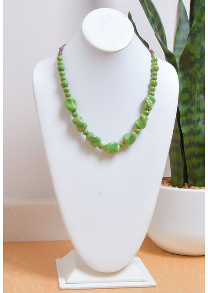 AJ Fashions Adjustable Cord Beaded Necklace Set