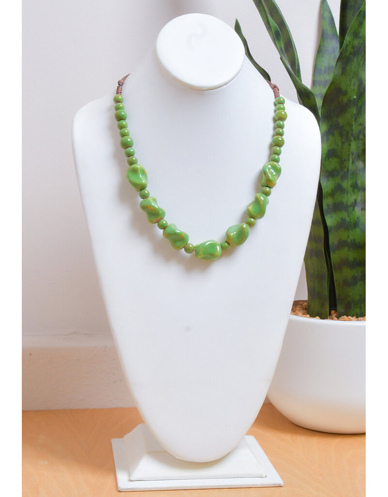 AJ Fashions Adjustable Cord Beaded Necklace Set