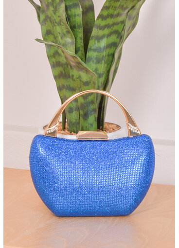 ADORE Hard Case Boat Shape Bag with Stones on Handle