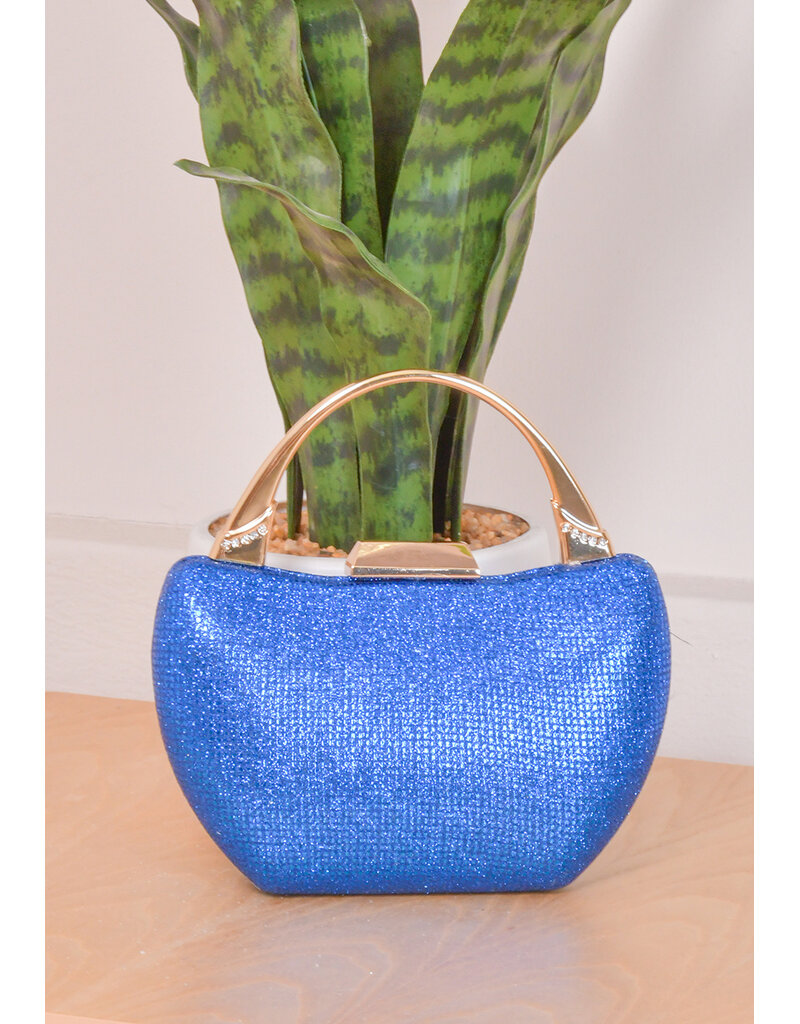 ADORE Hard Case Boat Shape Bag with Stones on Handle