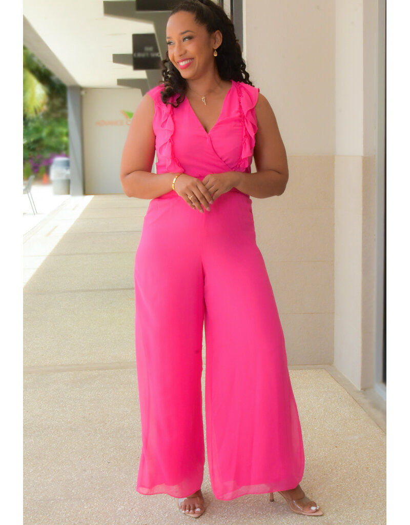 MSK FILITE- Solid Jumper with Elastic Waist