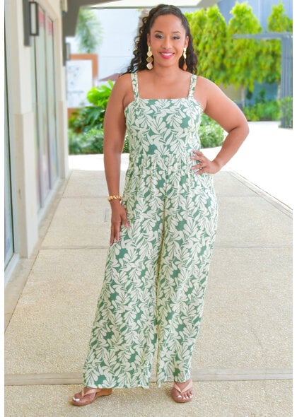 KIANNO- Printed Spaghetti Strap Jumper