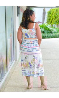 Maison Tara KAPPIA- Floral Dress with Small Straps