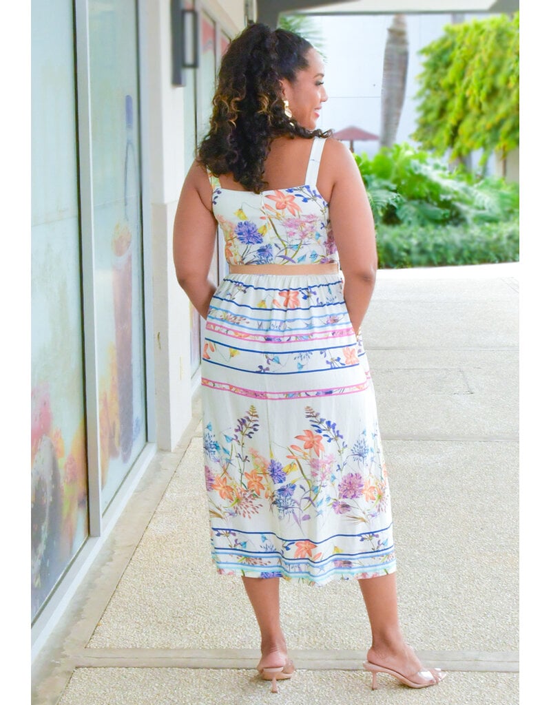 Maison Tara KAPPIA- Floral Dress with Small Straps