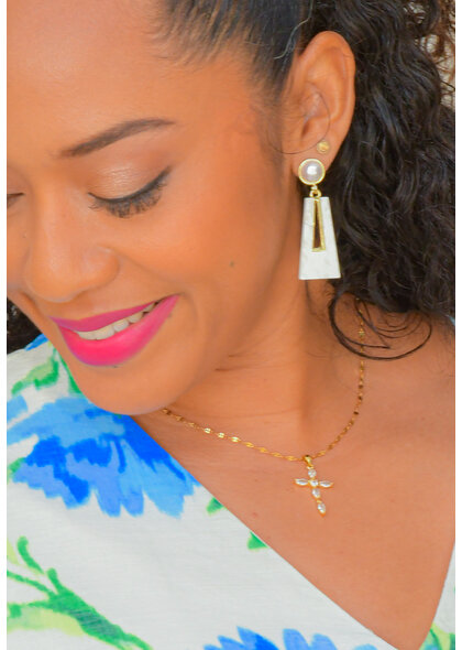 ADORE Geometric Drop Earrings