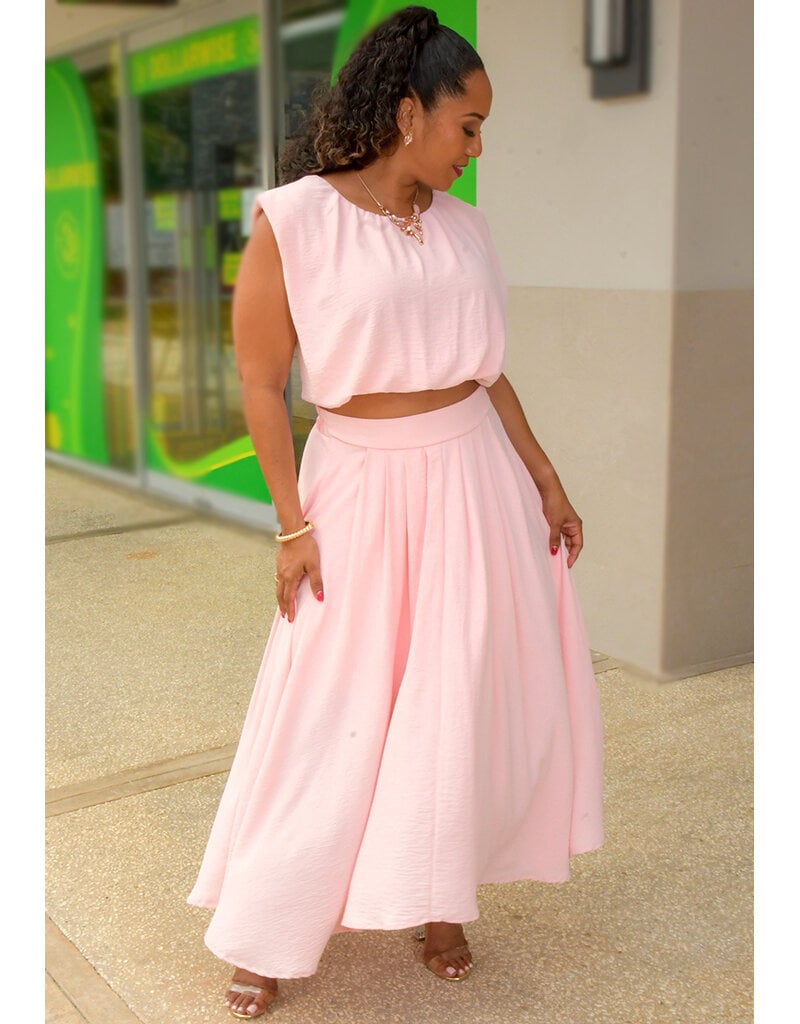 Blu Pepper KATNISS- Balloon Top Armhole Skirt Suit